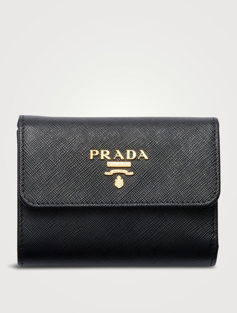 [MiuMiu] Small Leather Wallet- Black / ☆送料込☆ Black Small Leather Wallet | Miu Miu