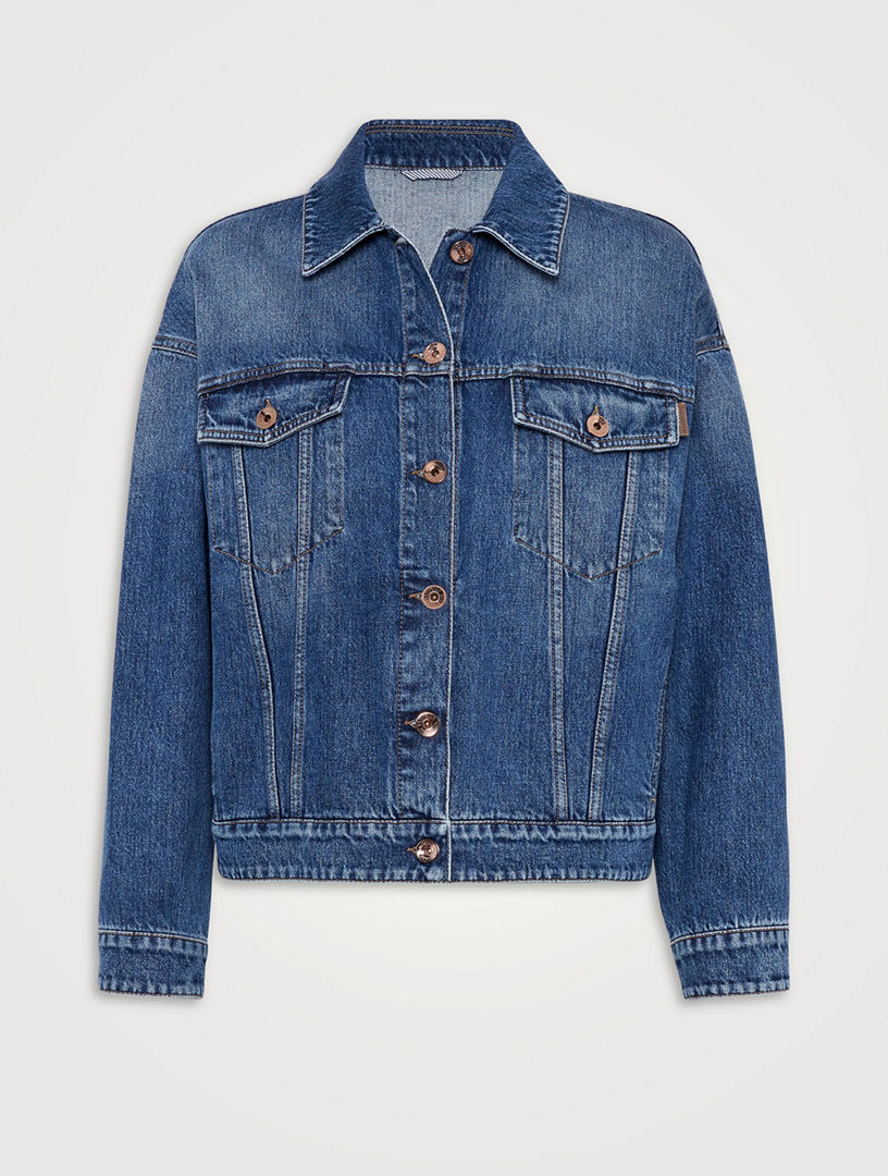 Designer jean jacket womens sale