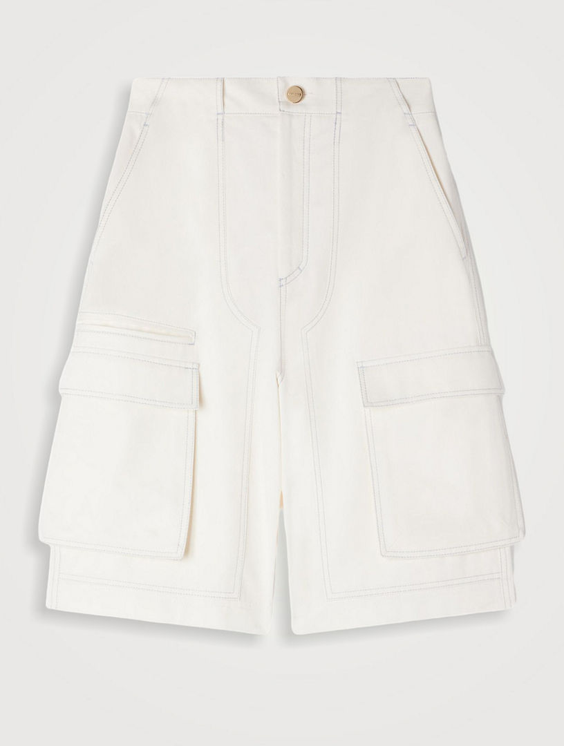 Bermuda large en coton