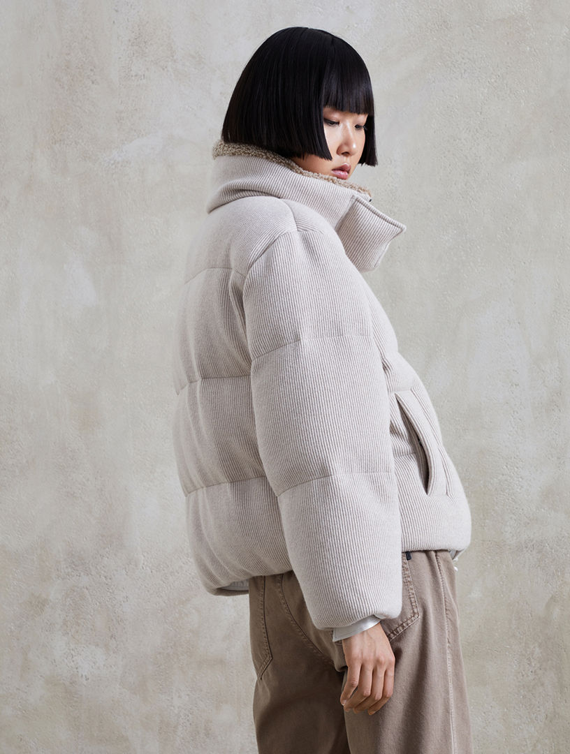 BRUNELLO CUCINELLI ダウンジャケット ホワイト ホワイト（白）系 BRUNELLO CUCINELLI(ブルネロクチネリ) ダウン