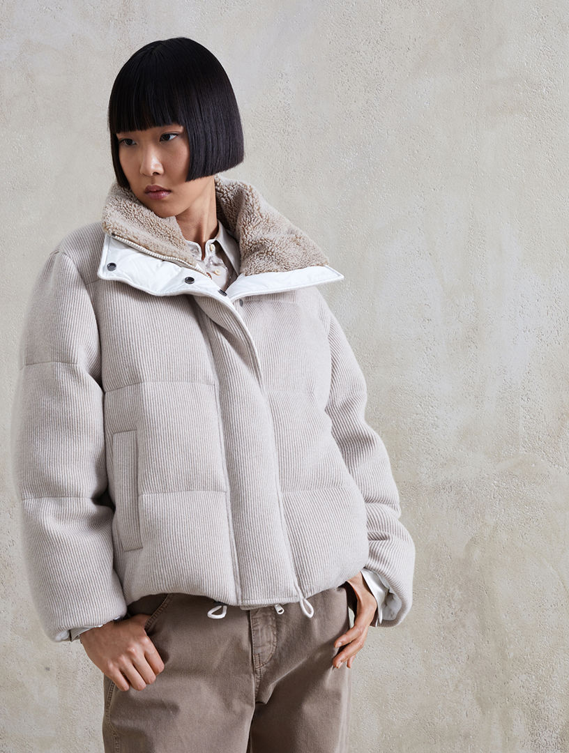 美品⭐︎BRUNELLO CUCINELLI⭐︎アウター BRUNELLO CUCINELLI Knit Down Jacket | Holt Renfrew