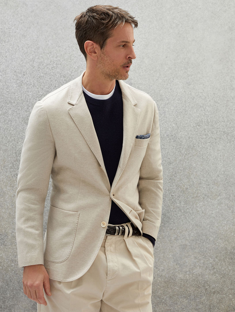 BRUNELLO CUCINELLI Cashmere Jersey Blazer | Holt Renfrew