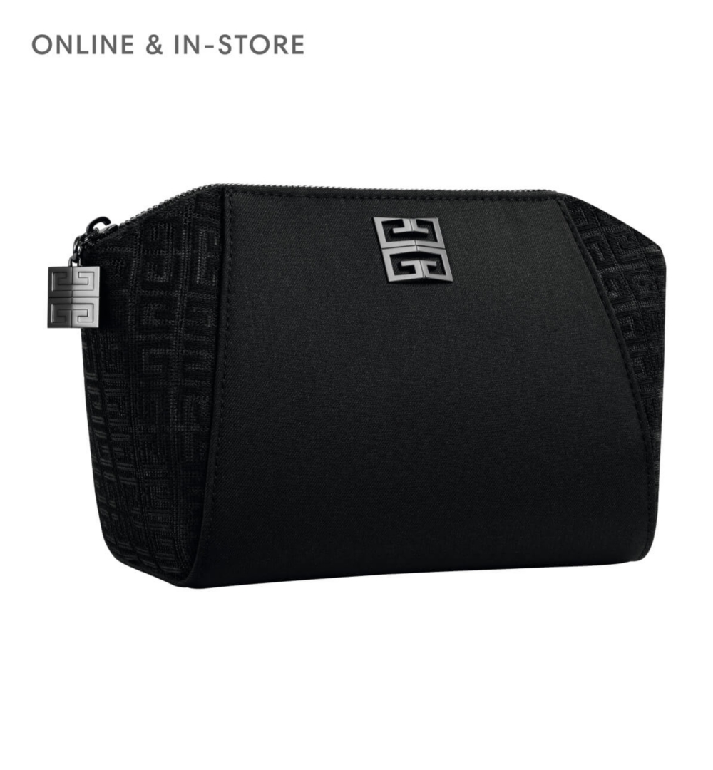 A black Givenchy pouch