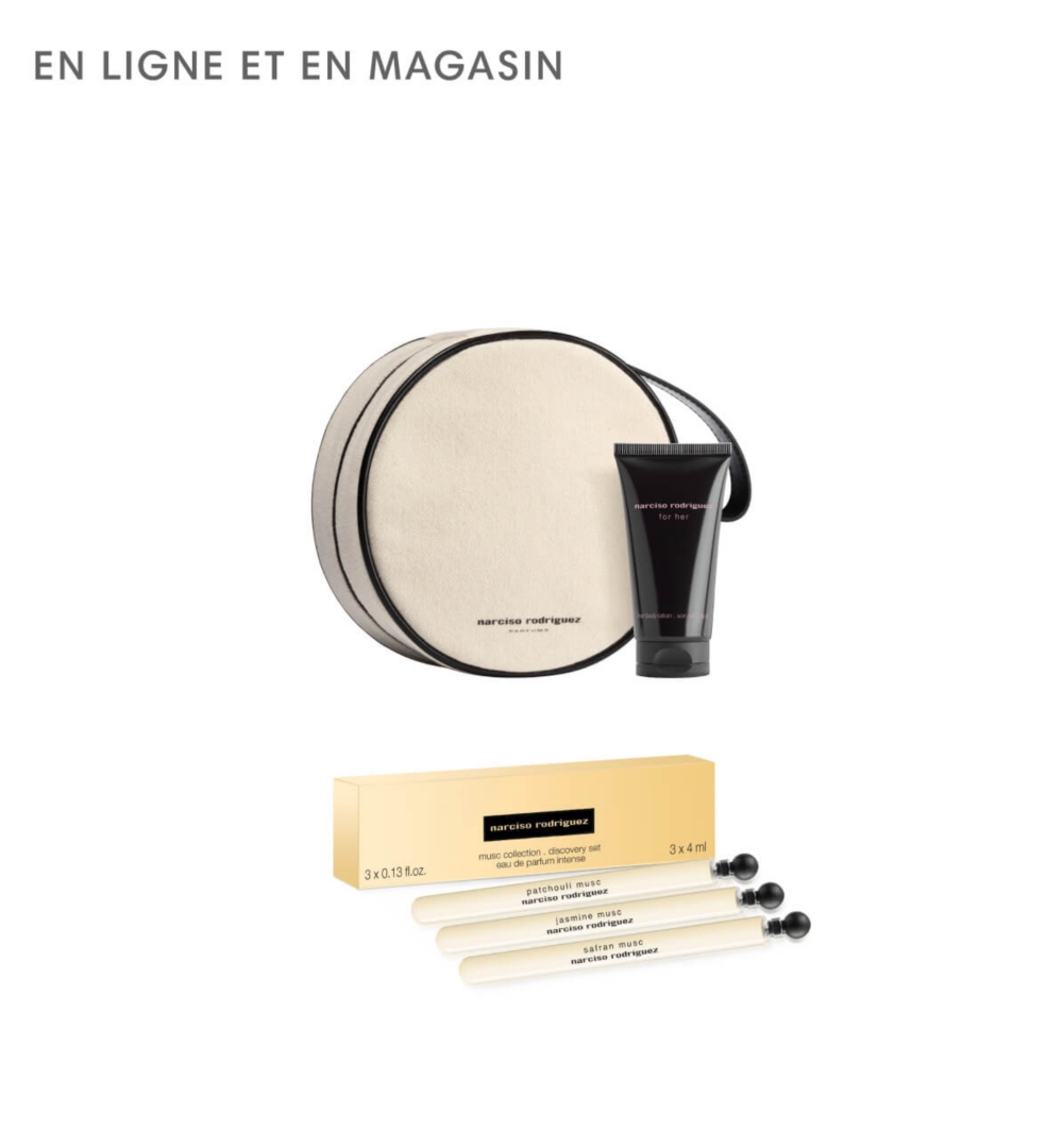 Quelques produits Narciso Rodriguex