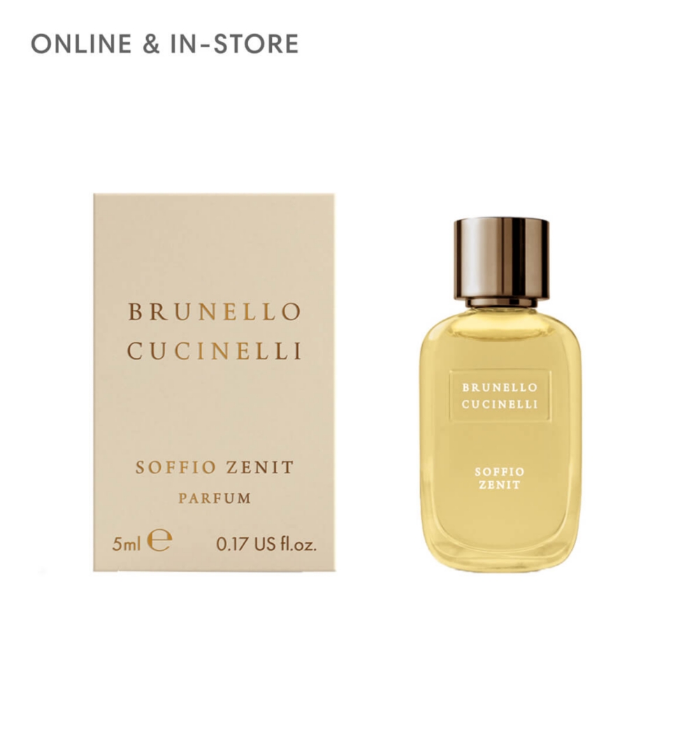 A mini perfume bottle