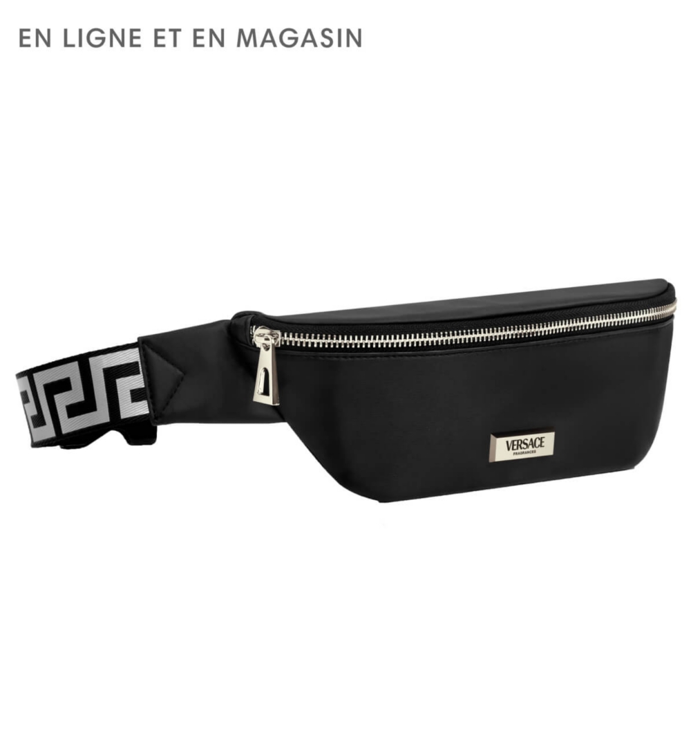 Sac bandoulière avec bandoulière imprimée Versace