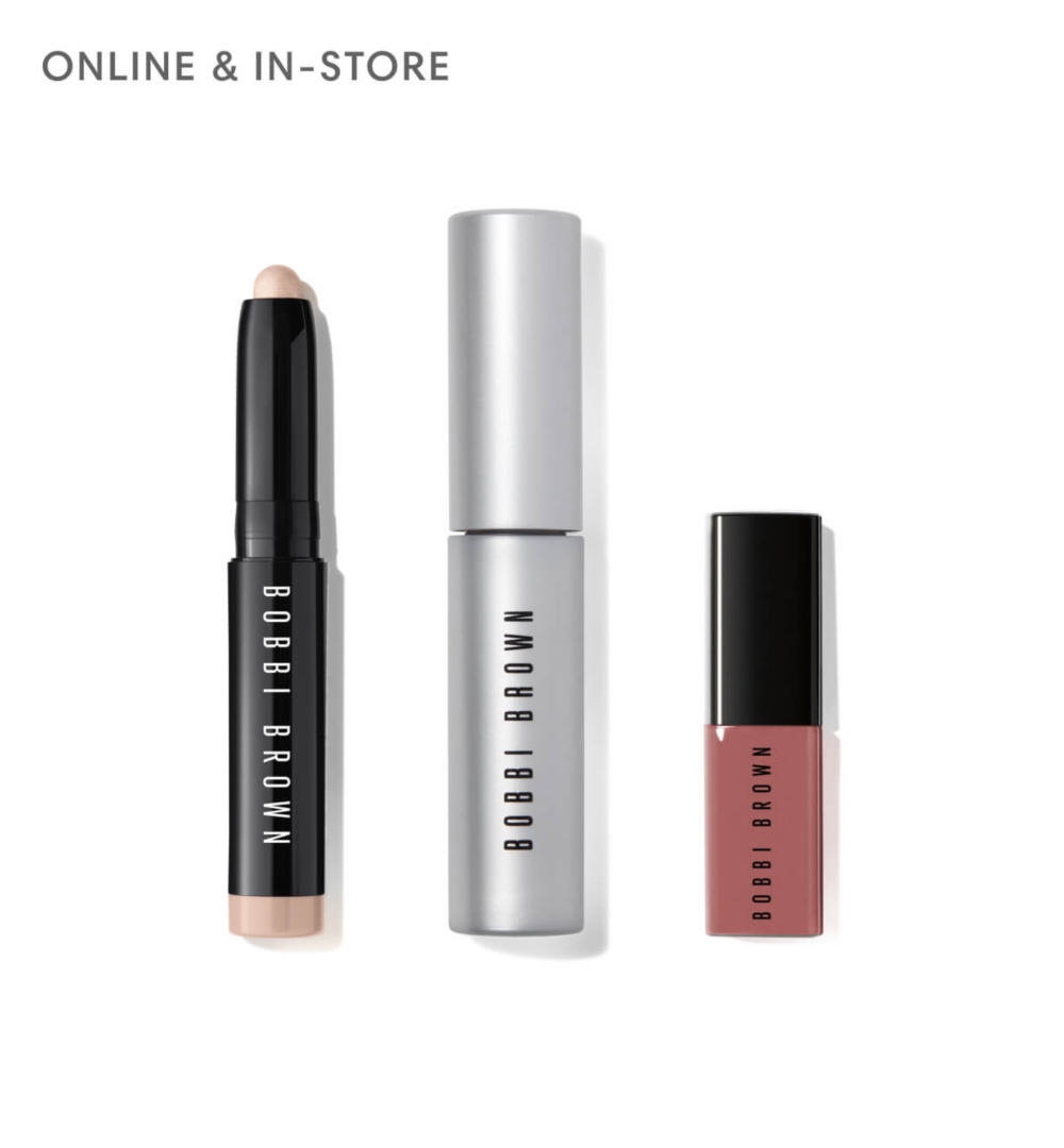 Three Bobbi Brown makeup products
