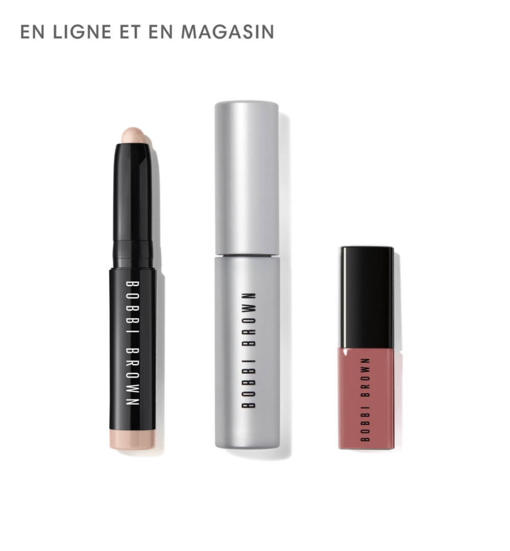 Trois produits de maquillage Bobbi Brown