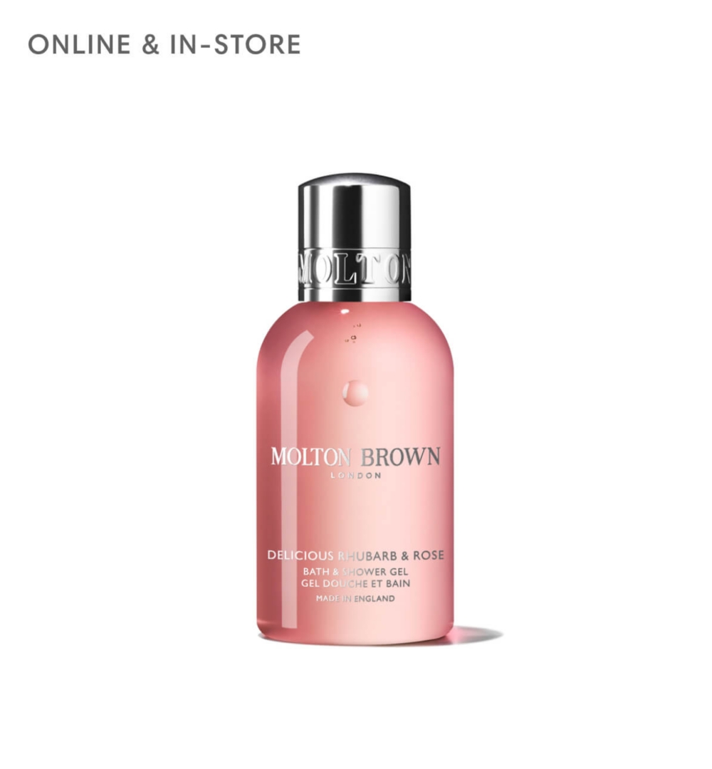 bottle of Pink shower gel