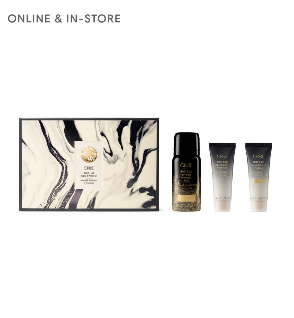 Three Oribe hair care products