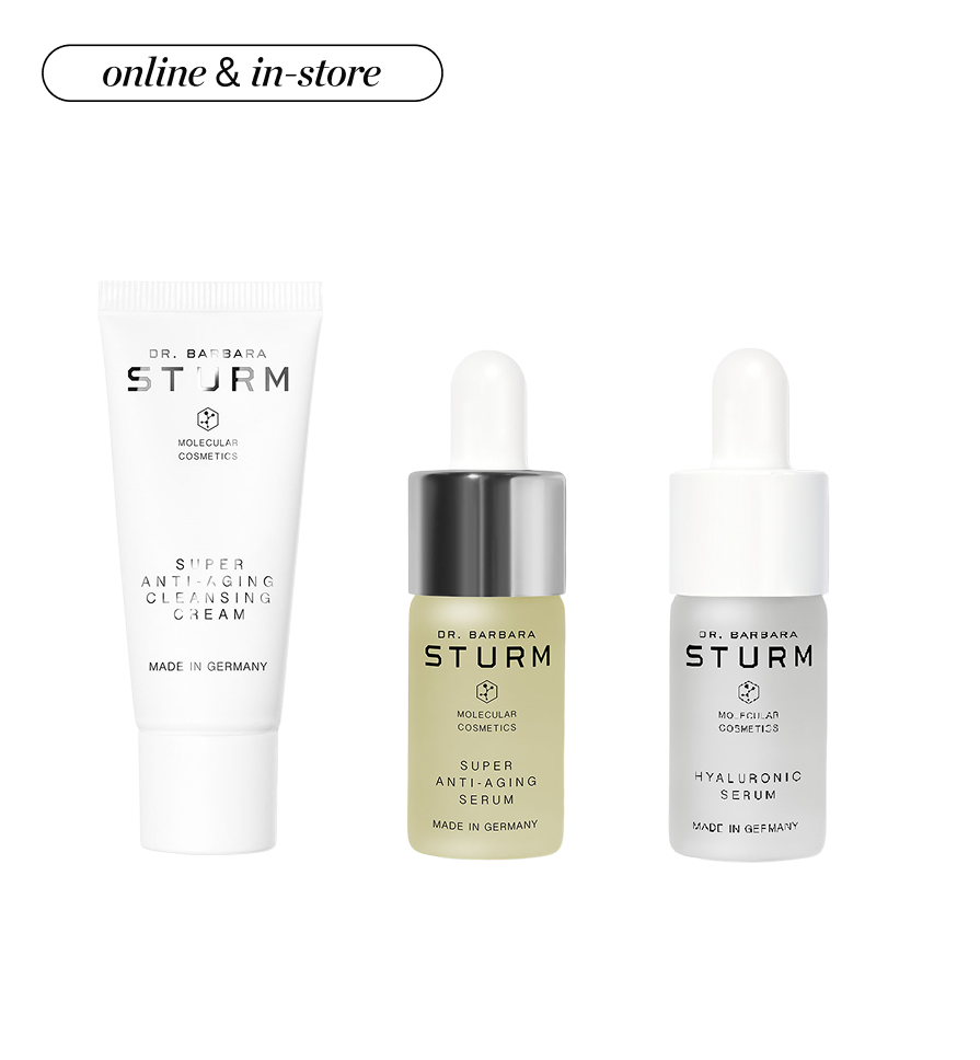 Three Dr. Barbara Sturm skincare products