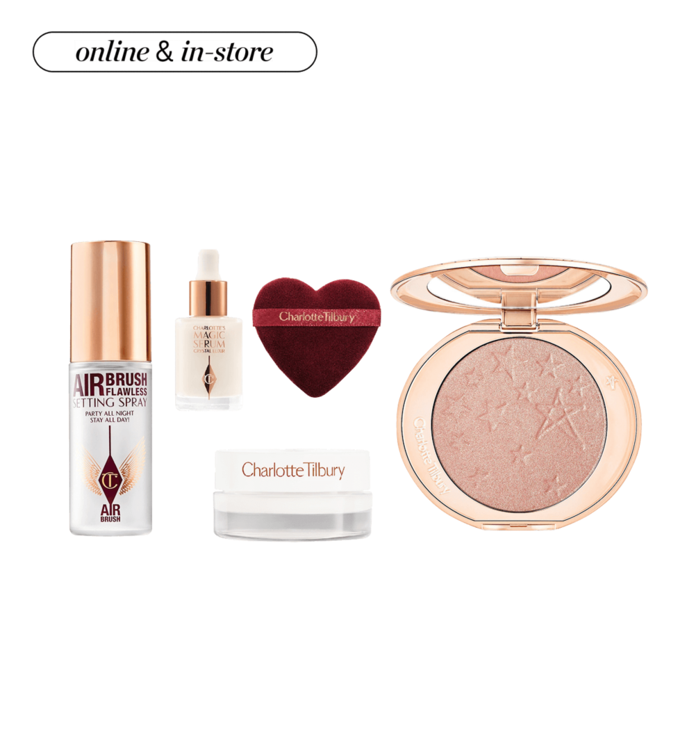 A variety of Charlotte Tilbury makeup samples